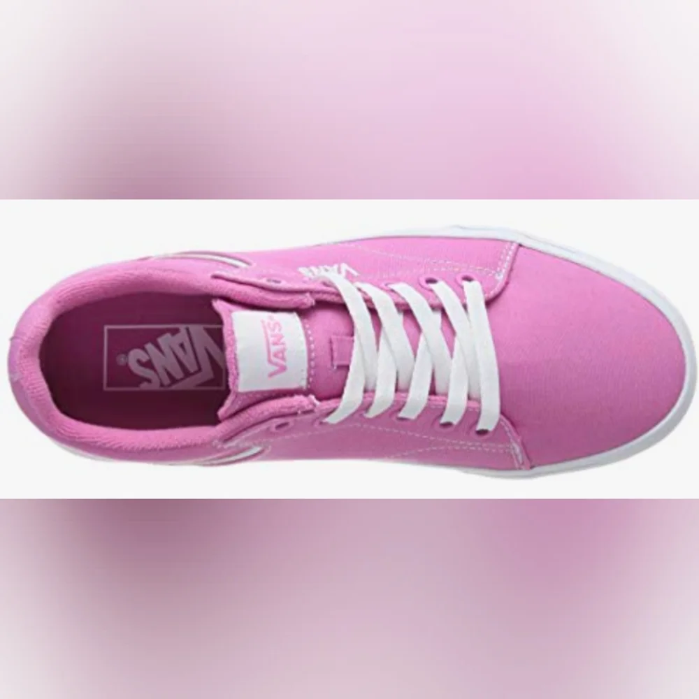 Vans Women's Seldan Lace Up Sneaker Fuchsia SoftMoc Size 8 NWOT MSRP $85.96 - Picture 2 of 10